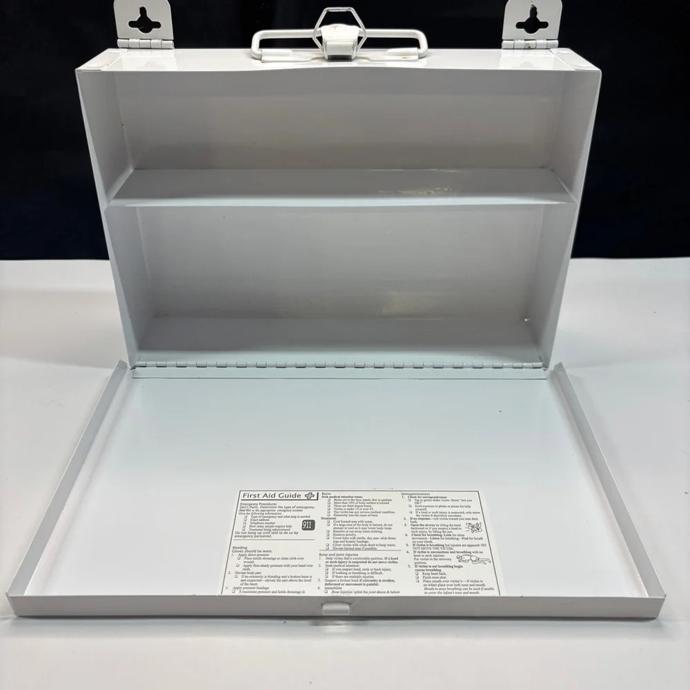 First Aid Cabinet Wall Mounted Medicine Emergency Metal Box - Picture 5 of 9